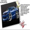 WraptorSkinz Skin Decal Wrap for Yeti Rambler Bottle 36oz 2010 Camaro RS Blue (YETI NOT Included) view 3