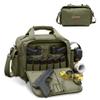 Gun Range Bags for Handguns and Ammo  Tactical Shooting Bag can Fits 3+ Pistols  Compact Gun Carrying Case with Durable Double Stitching Lockable YKK Zippers, Magazine Storage & Shoulder Strap view 1