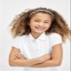 The Children's Place Girl's Short Sleeve Pique Polo, White, XX-Large view 2