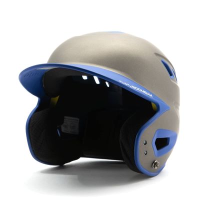 Boombah DEFCON Batting Helmet Charcoal/Royal Blue - Size Senior 7" - 7 3/4"