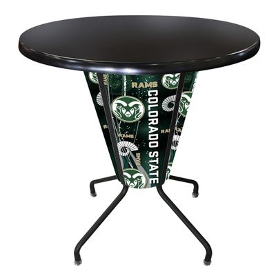 Holland Bar Stool Co. Outdoor/Indoor LED Lighted Colorado State Pub Table