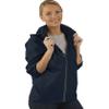 Charles River Apparel mens Pack-n-go Full Zip Reflective Jacket Raincoat, Navy, X-Small US view 3