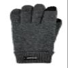 BRUCERIVER Men Pure Wool Knitted Gloves with Thinsulate Lining Size S/M (Grey Touchscreen) view 2