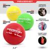PowerNet 3.2" 9 Pack Weighted Progressive Training Balls for Hitting Batting, Build Strength & Muscle, Improve Technique, Softball Size, Training Equipment for Throwing (12, 14, 16 oz) view 3