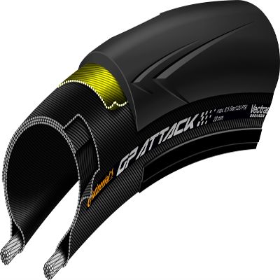 Continental Attack (Single Tire) 700 x 23C Black