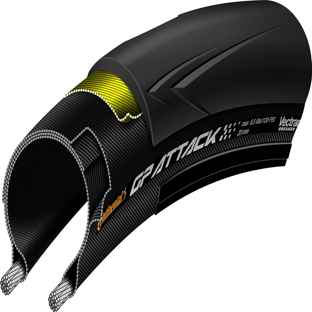 Continental Attack (Single Tire) 700 x 23C Black