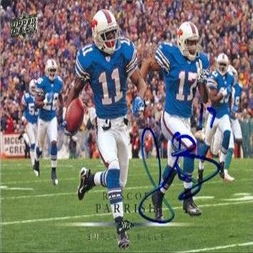 Sports Memorabilia Roscoe Parrish Autographed Football Card (Buffalo Bills) 2008 Upper Deck No.20
