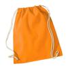 Westford Mill Unisex's 110 Gym Sac Bag, Orange, One Size view 1