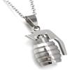 AZYOUNG Gold Silver Black Grenade Necklace (Silver) view 1