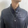 AZYOUNG Gold Silver Black Grenade Necklace (Silver) view 3