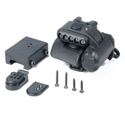 DLP Tactical Helmet Light/IR Strobe/Military Helmet Mount Flashlight (Black)