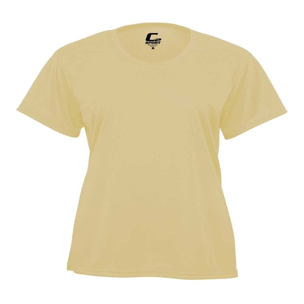 Badger Sport C2 Vegas Gold Ladies XL Short Sleeve Wicking Tee