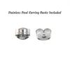 12mm Rainbow Iridescent Mermaid Dragon Scale Stud Earrings Stainless Steel or Titanium Posts (Stainless Steel Posts) view 4