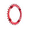 Funn Solo Narrow Wide Chainring for 9 10 11 12 Speed Chain, Fits 104mm BCD Interface Crankset, Single Speed Bike Chain Ring for MTB, BMX Bike, Gravel Bike and Road Bike (30T, Red) view 1