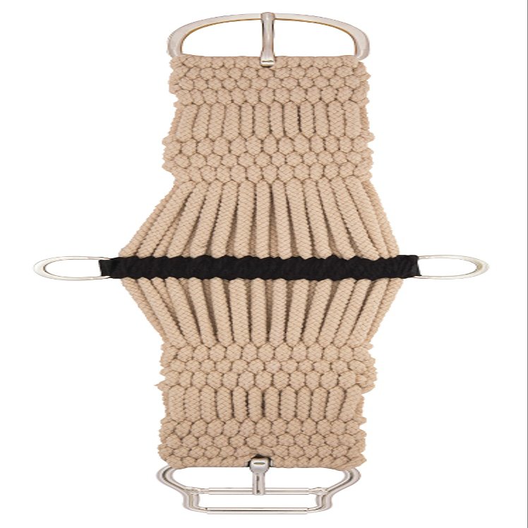 Weaver Leather Rayon 25 Strand Roper Smart Horse Girths with Roll Snug Buckle, Cinch, 26"