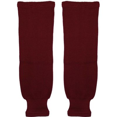 TronX SK80 Knit Ice Hockey Socks (Maroon 28 Inch)