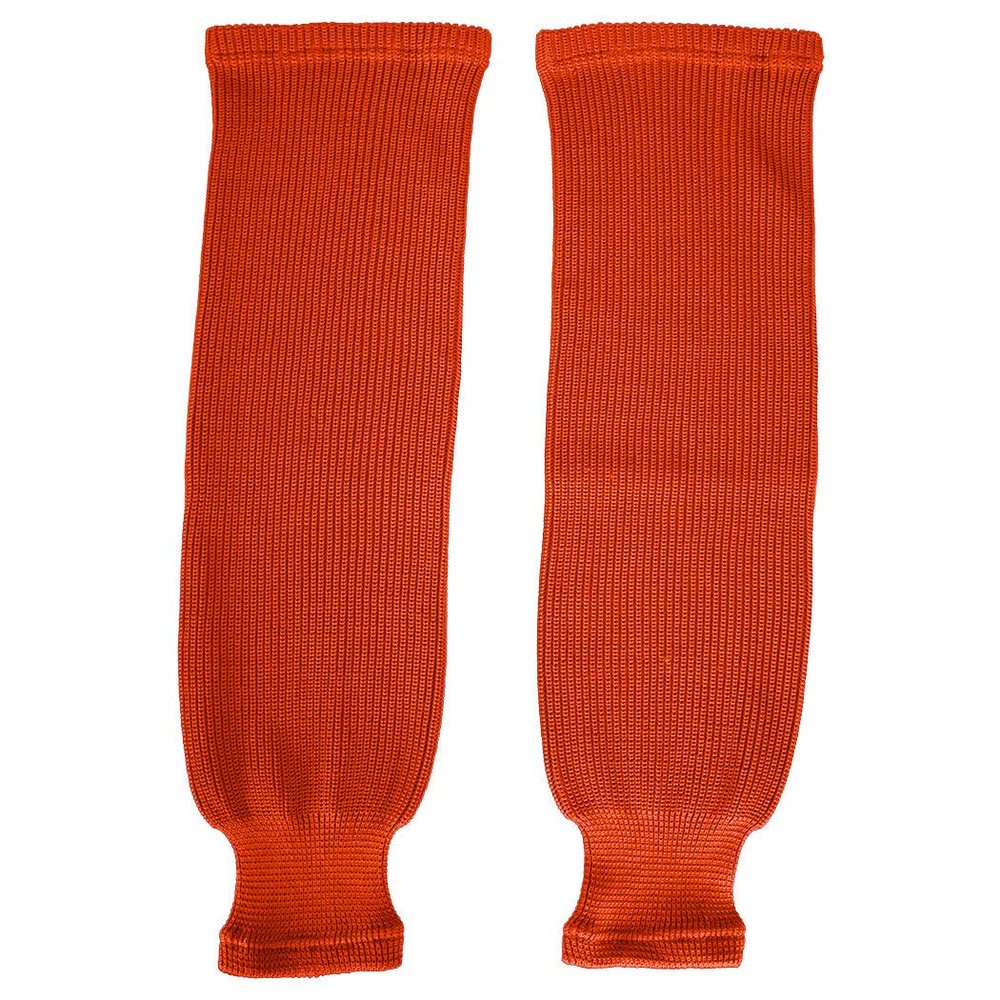 TronX SK80 Knit Ice Hockey Socks (Orange 32 Inch)