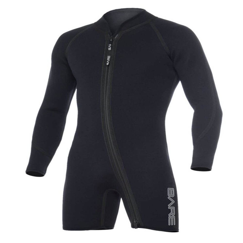 Bare 7mm Step-In Jacket, Mens, Black - 2XL
