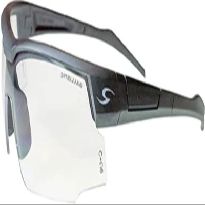 Radians SB0110CS Sky Bow Ballistic Shooting Glasses, Clear, One Size