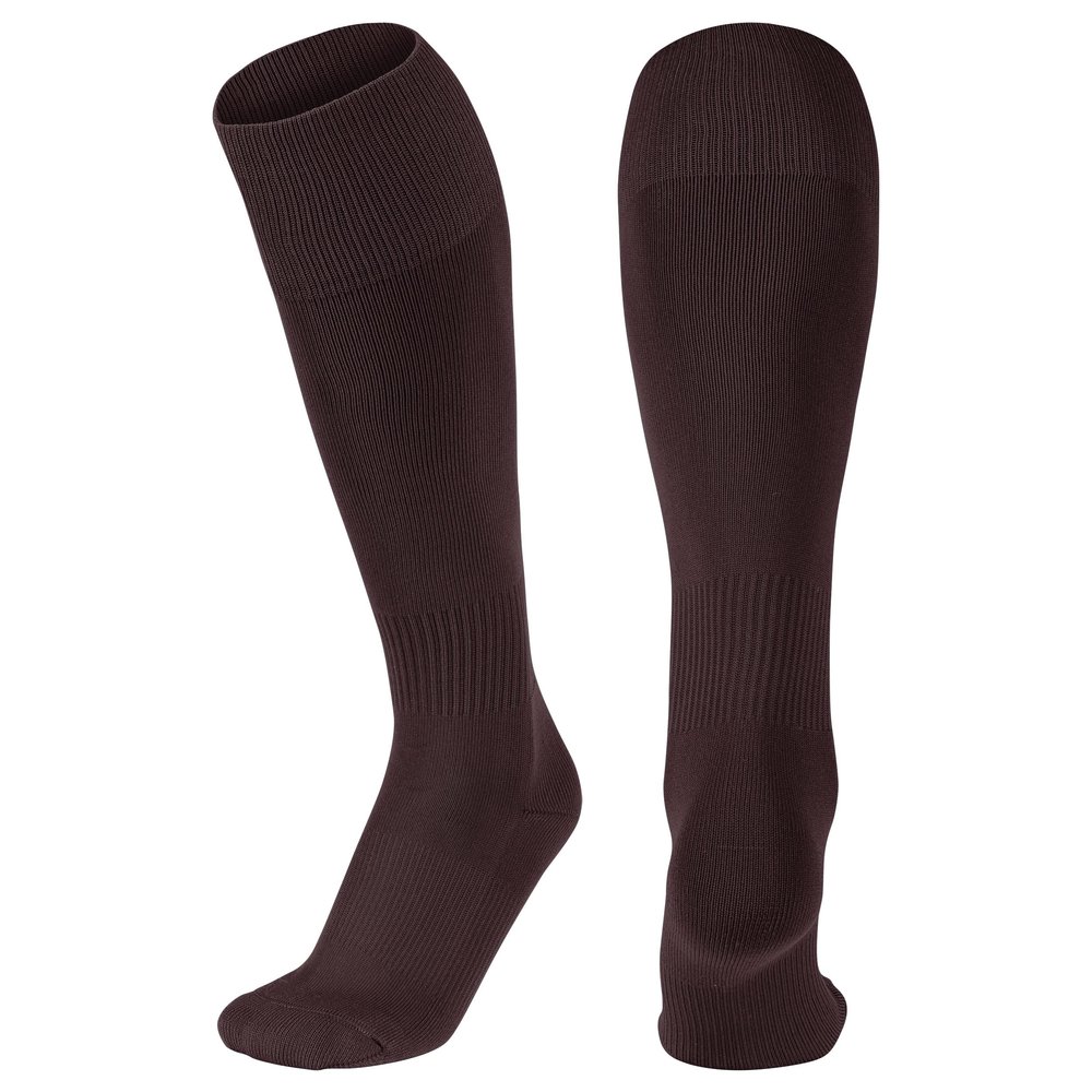 CHAMPRO Compression Style Pro Socks, Maroon, LARGE
