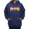 Thrasher Flames Medium Navy Hoodie Mens view 1