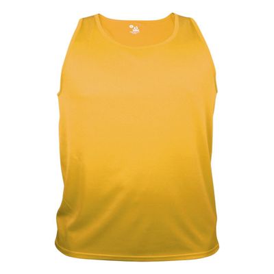 Badger Sport Gold Tank (Youth XL Athletic Sleeveless Wicking Tank Top