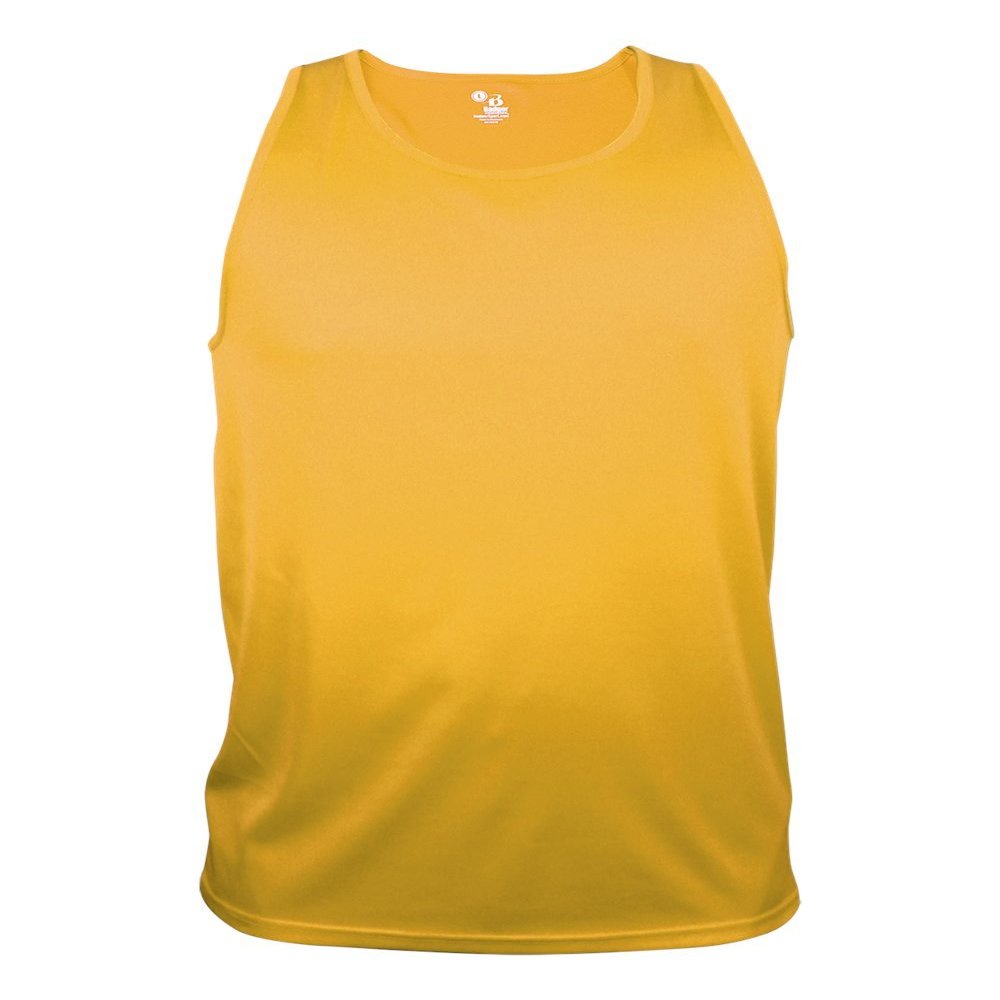 Badger Sport Gold Tank (Youth XL Athletic Sleeveless Wicking Tank Top