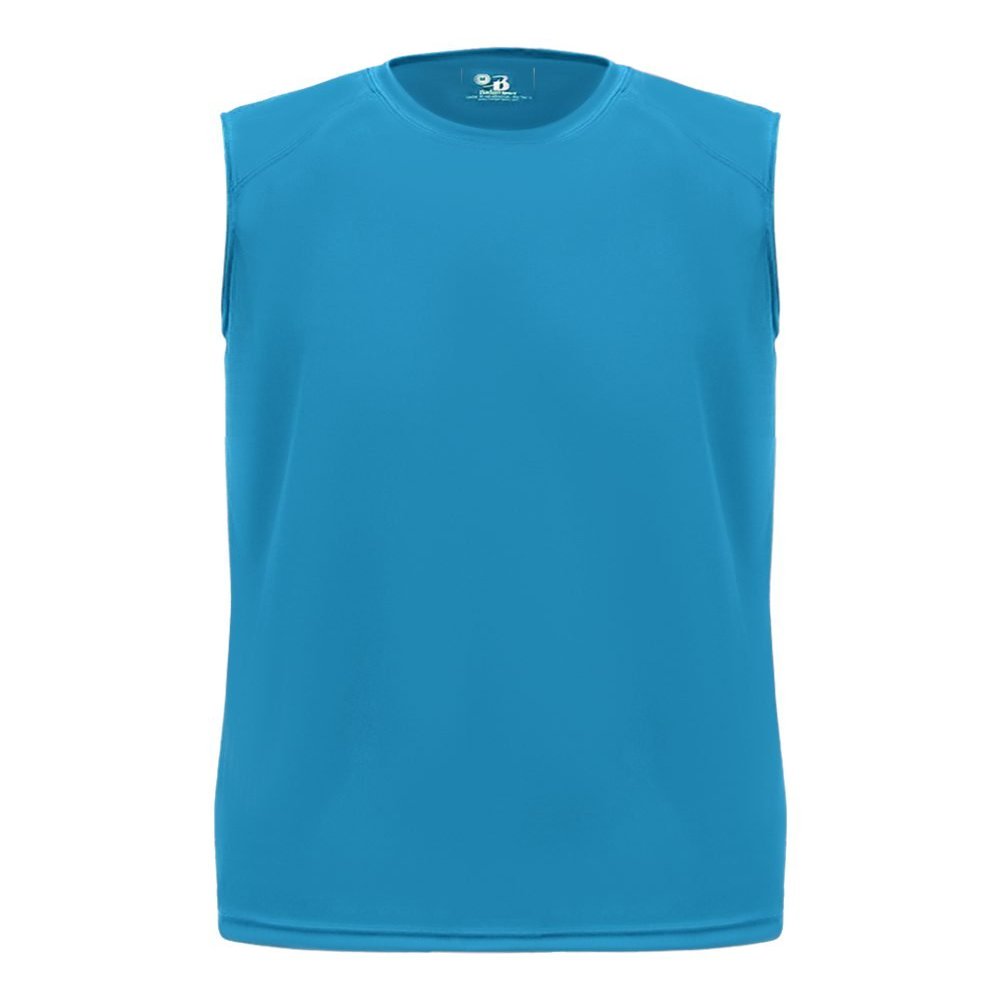 Badger Sport Electric Blue Adult 4X Sleeveless Wicking Tee