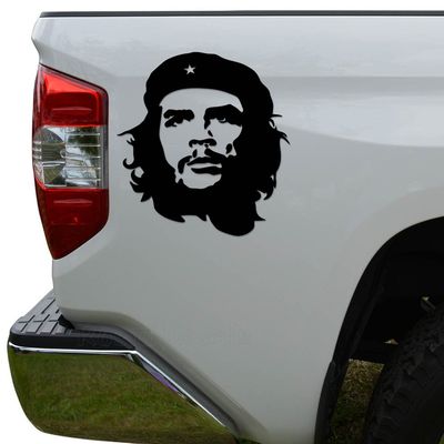Rosie Decals Che Guevara El Che Argentina Die Cut Vinyl Decal Sticker For Car Truck Motorcycle Window Bumper Wall Decor Size- [20 inch/50 cm] Tall Color- Gloss White