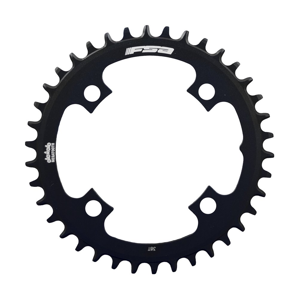 FSA Unisex's Megatooth MTB Chainring, Black, Size 104 x 34T