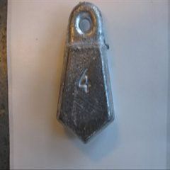 8oz flat bank sinker 5lb box