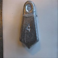 8oz flat bank sinker 5lb box