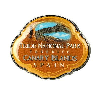 Collectible Novelty Pin for Backpack, Scarf - Made From Jeweler Class Metal - Spartan and the Green Egg Explorer Pin Series: Teide National Park - Tenerife, Canary Islands (31)