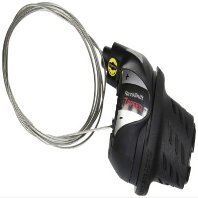 SHIMANO Cicli Bonin Unisex's Right Rs36 Revo Shift 7 Speed Gear Lever, Black, One Size