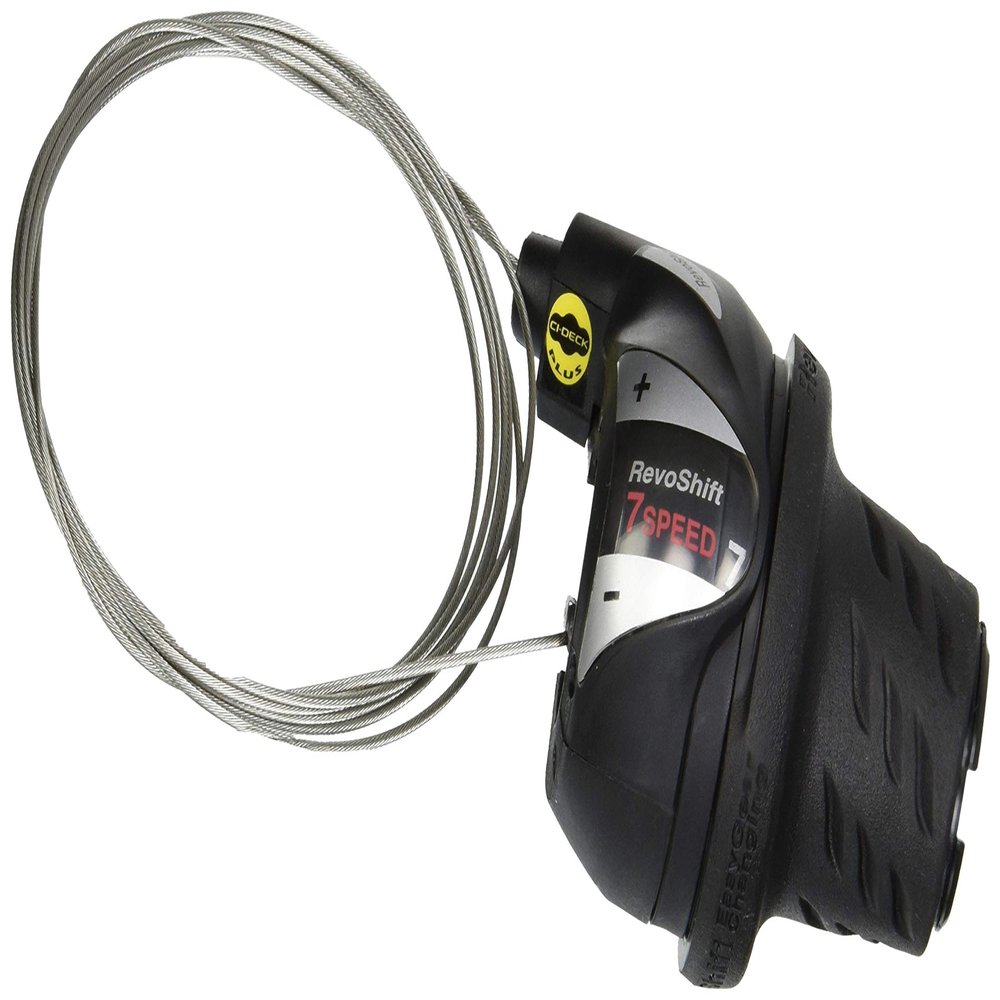 SHIMANO Cicli Bonin Unisex's Right Rs36 Revo Shift 7 Speed Gear Lever, Black, One Size