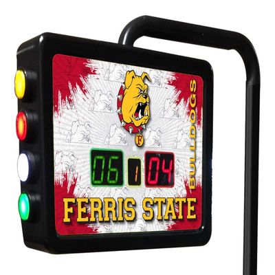 Holland Bar Stool Co. Ferris State Electronic Shuffleboard Scoring Unit - Officially Licensed