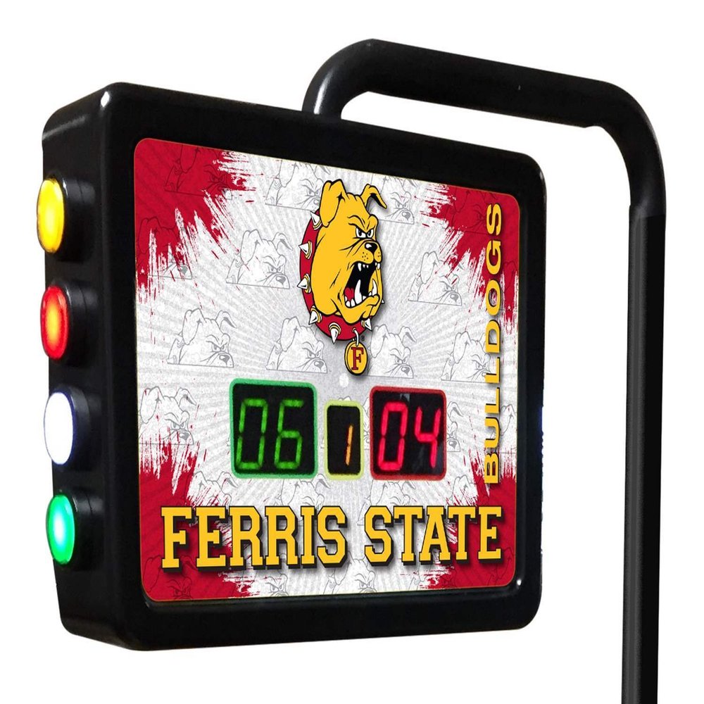 Holland Bar Stool Co. Ferris State Electronic Shuffleboard Scoring Unit - Officially Licensed