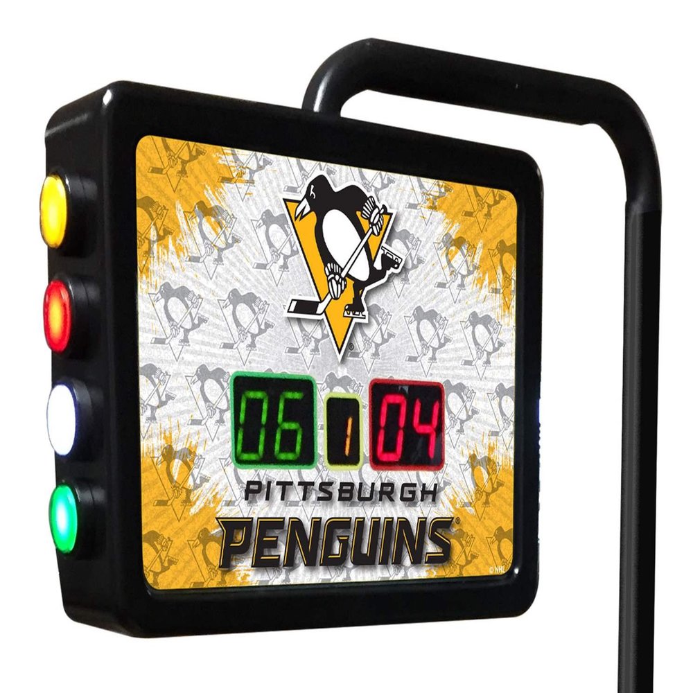 Holland Bar Stool Co. Pittsburgh Penguins Electronic Shuffleboard Scoring Unit - Officially Licensed