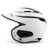 Boombah DEFCON Batting Helmet Sleek Profile White/Black - Size Junior 6 1/4" - 7" view 2