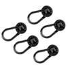 Flex Button Pant Extender 5-Pack - Adds 1-2 Inches, Super Sturdy with a Little Stretch (Black) view 1