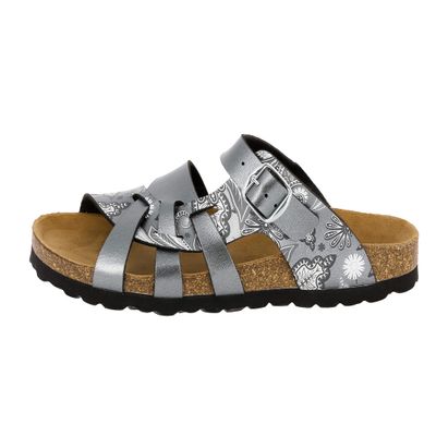 Lico Women's Mules, Charcoal Grey, 6