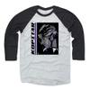 500 LEVEL Anze Kopitar Tee Shirt (Baseball Tee, XXX-Large, Black/Ash) - Los Angeles Raglan Tee - Anze Kopitar Liquefy K view 1