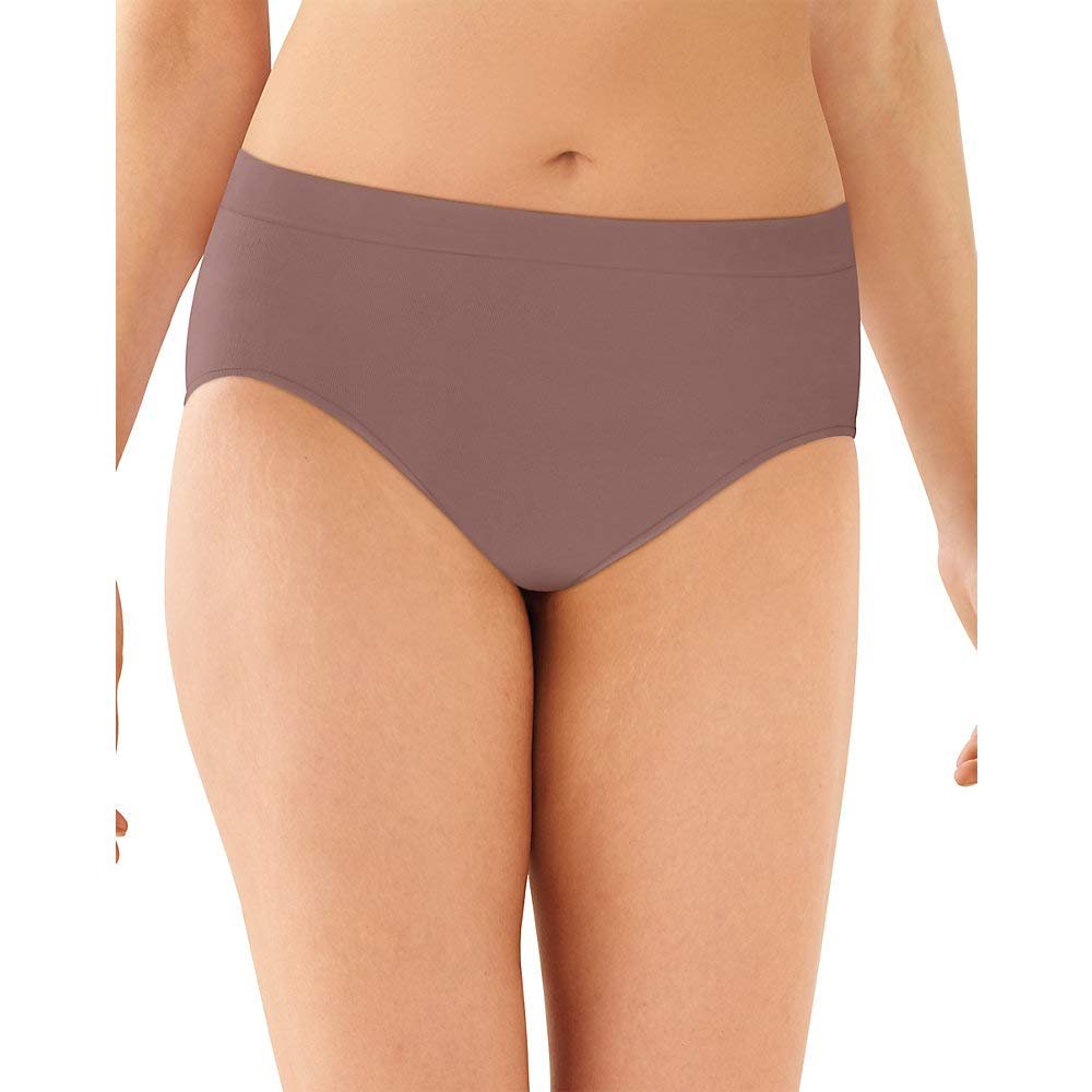 Bali Women's One Smooth U All-Around Smoothing Hi-Cut Panty 2362, Mocha Velvet, 6