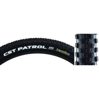 CST Patrol Tire - 29 x 2.25, Tubeless, Folding, Black, Dual