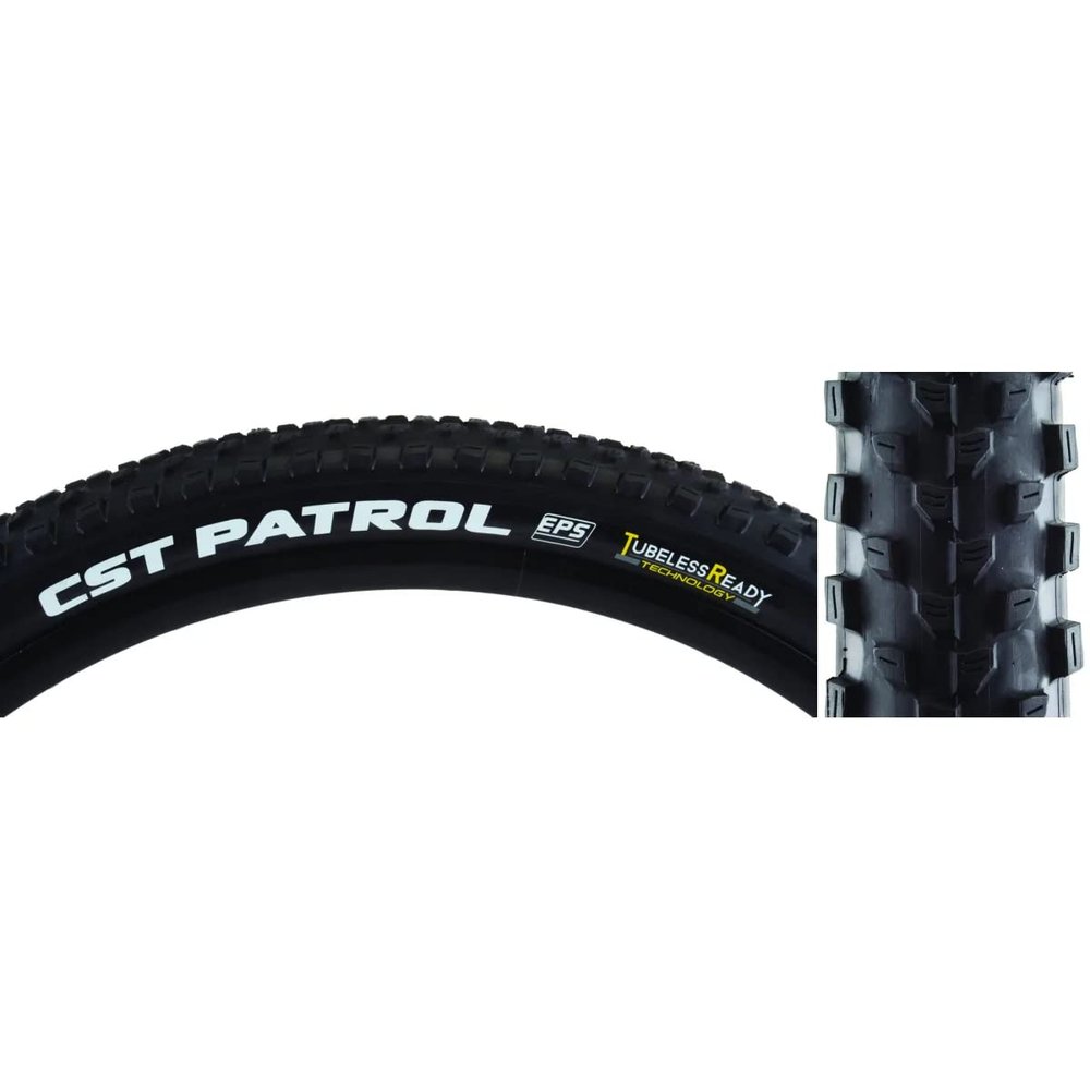 CST Patrol Tire - 29 x 2.25, Tubeless, Folding, Black, Dual