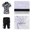 Kids Cycling Jersey Set Short Sleeve Cartoon Bike Jersey Set, (Short Sleeve Jersey + Padded Shorts) view 3