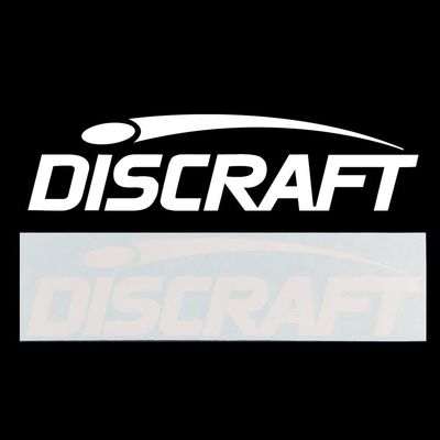 Discraft Logo Vinyl Disc Golf Decal - 7-1/2" x 2"
