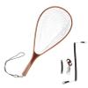Aventik Fly Fishing Net Landing Wooden Rubber Ghost Net Magnetic Release Catch & Release (HWRN5&Magnet) view 1