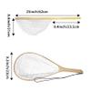 Aventik Fly Fishing Net Landing Wooden Rubber Ghost Net Magnetic Release Catch & Release (HWRN5&Magnet) view 3