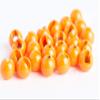 Blue Wing Olive Slotted Tungsten Beads for Fly Tying- 100 Pack (Fluorescent Orange, 3.2 mm (1/8")) view 1